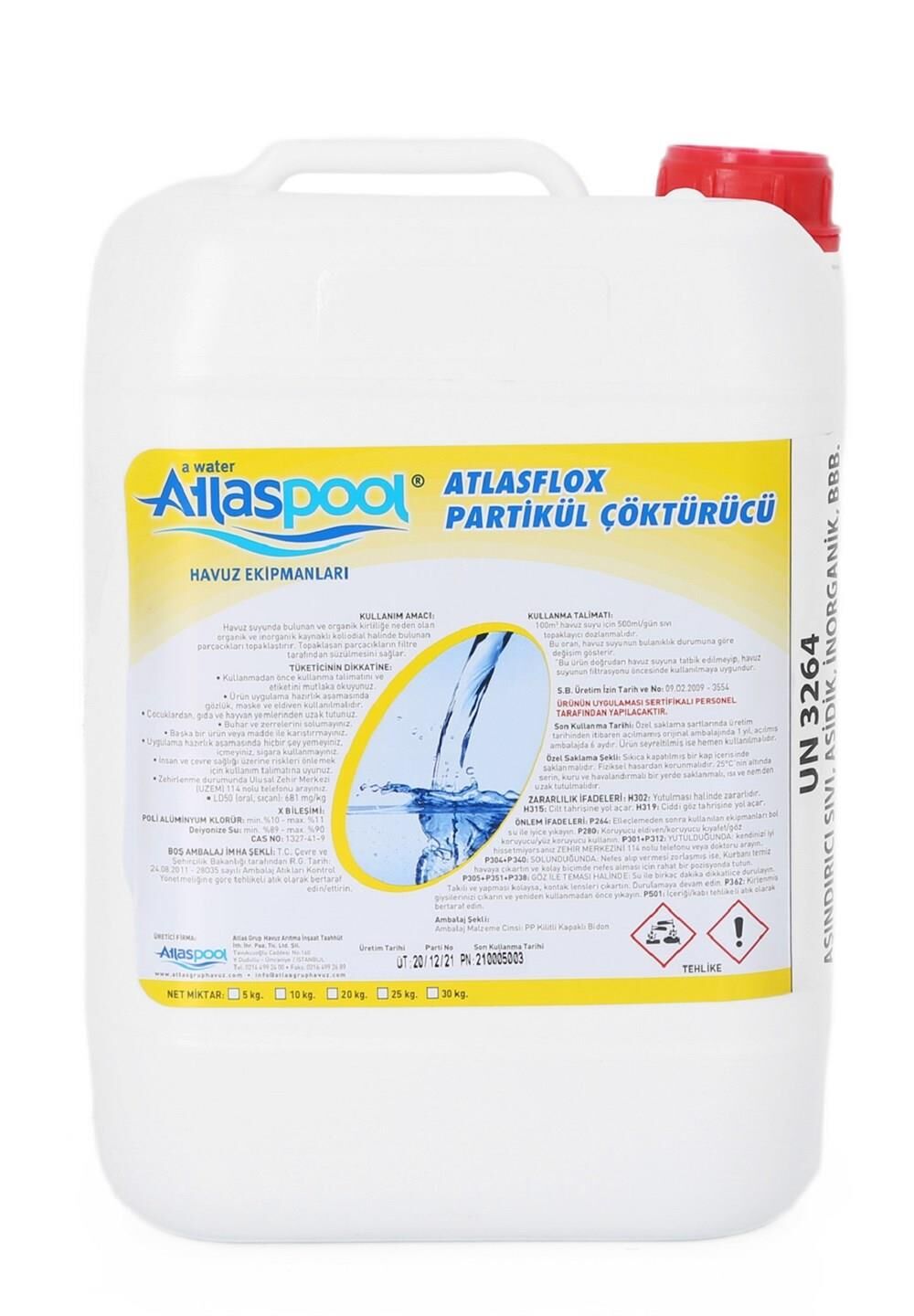 Sıvı Flokülant Çöktürücü 20 kg - Liquit Flocculant