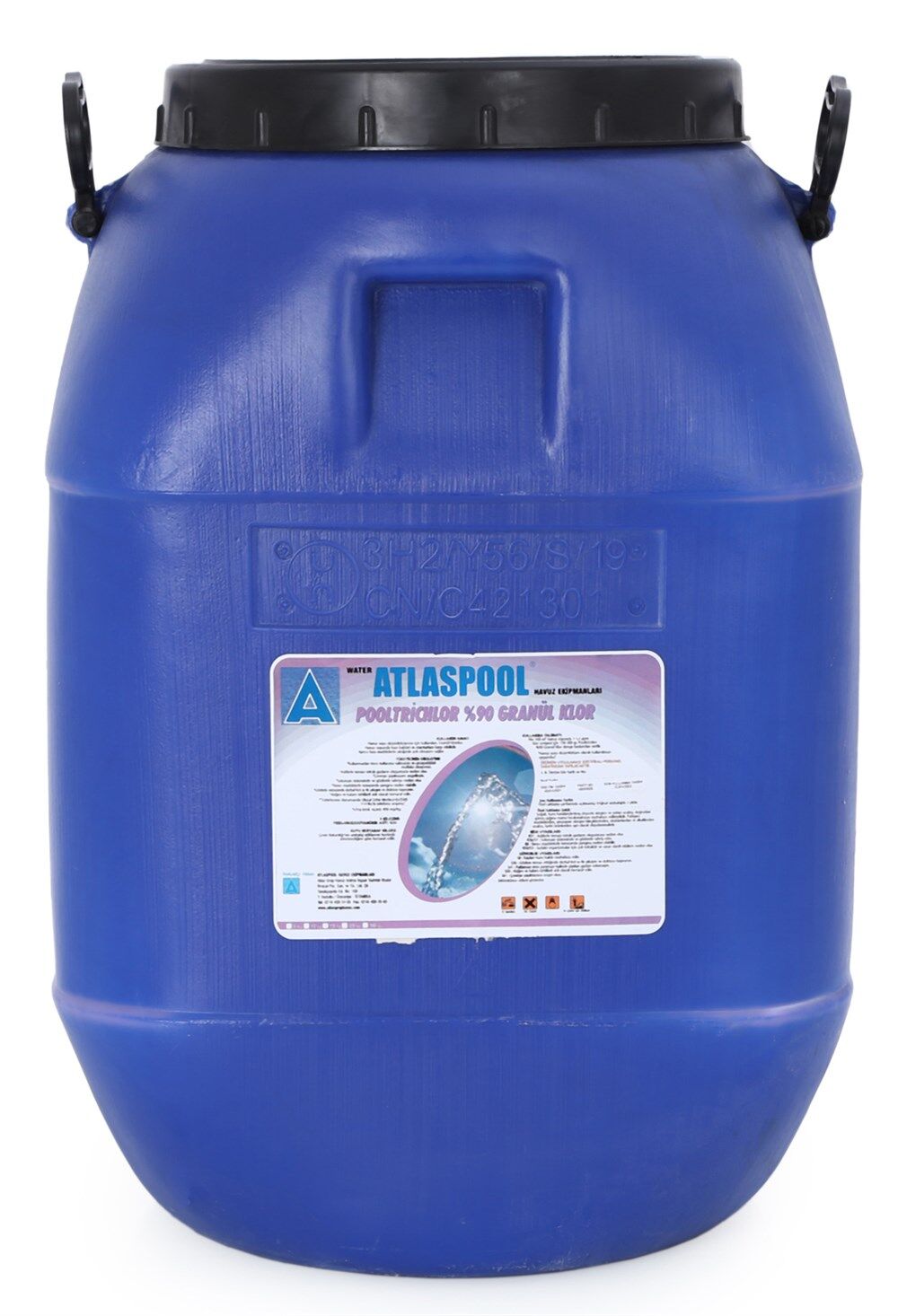 % 90 lık Toz Klor Granül Trichlor 50 kg Havuz Kimyasalı