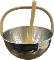 Paslanmaz Sauna Kovası ve Kepçesi