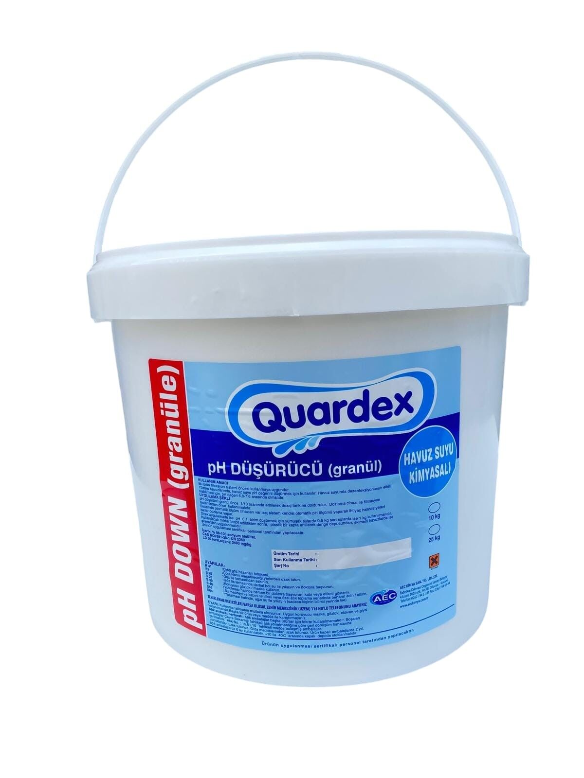 Quardex Havuz Toz Ph Düşürücü 25 Kg