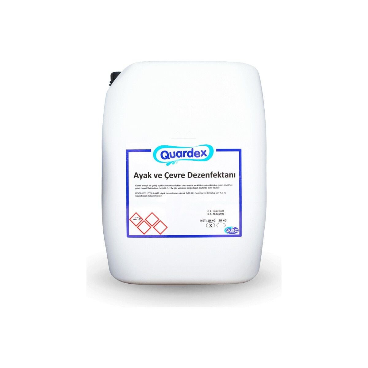 Havuz Ayak Dezenfektanı ve Çevre Dezenfektanı 20 Lt