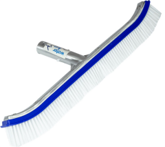 Kavisli 45'lik Alüminyum Destekli Plastik Telli Havuz Fırçası