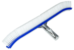 Kavisli 45'lik Alüminyum Destekli Plastik Telli Havuz Fırçası