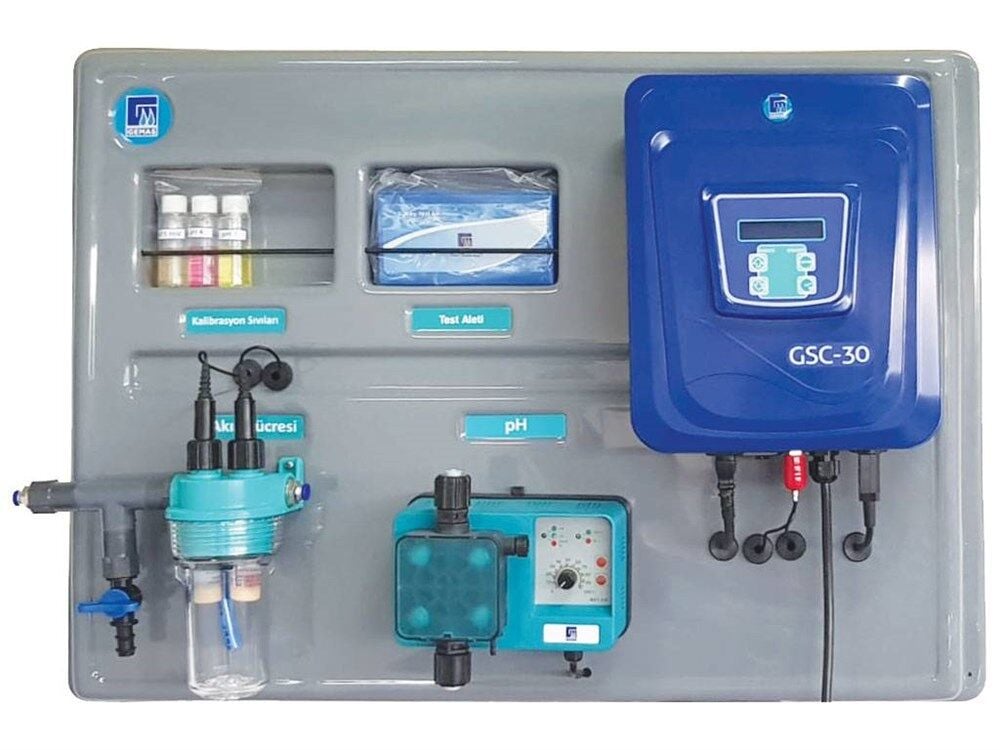 Gemaş Puritron GSC-102 Tuz Klor Jeneratörü Otomatik pH ve Redox Kontrollü 40m³