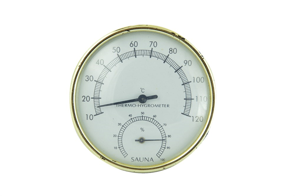 Plastik Tip Sauna Termometresi ve Higrometresi Tek Saat İçinde