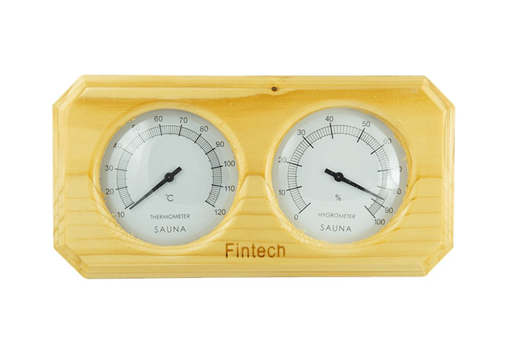 Ahşap Sauna Termometresi ve Higrometresi Kombine