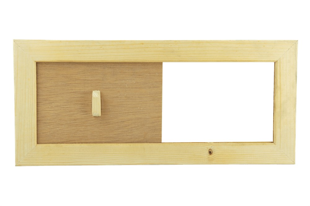 Sauna Havalandırma Klapesi Sürgülü Fintech