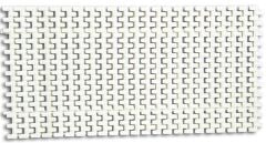 Waterfun Havuz Taşma Izgarası 30 cm Çift Geçme Grift Desen WF