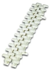 Waterfun Havuz Taşma Izgarası 30 cm Çift Geçme Grift Desen WF