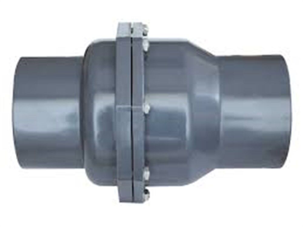 Gemaş PVC Çalpara Çekvalf İki Parçalı Gövde Civatalı 63mm