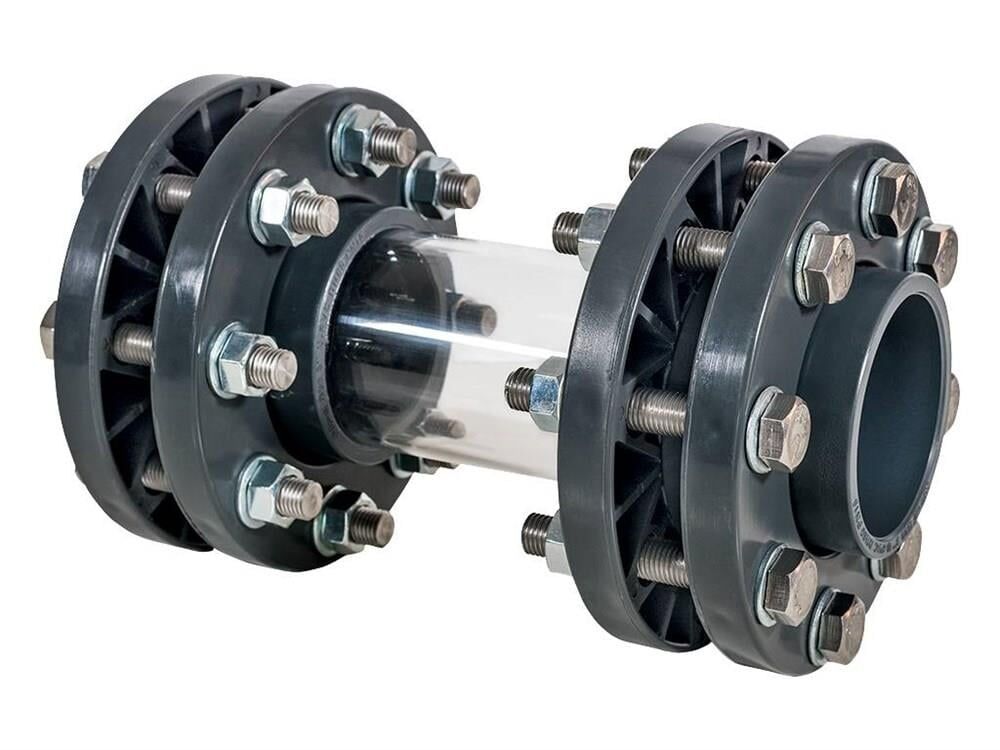 Flanş Bağlantılı Gözetleme Camı 125mm