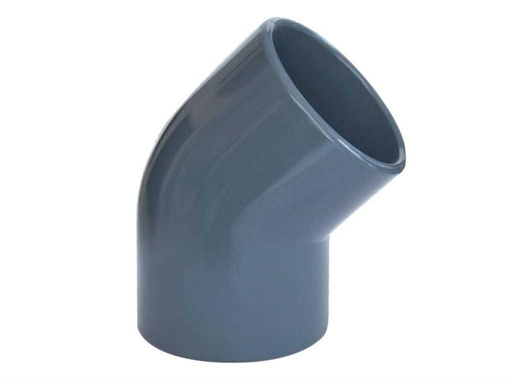 PVC Dirsek 45° 90mm