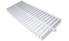 Waterfun Havuz Taşma Izgarası 25 cm 10 Metre Tek Geçme Tek Desen Lüx Seri WF