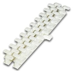 Waterfun Havuz Taşma Izgarası 25 cm 10 Metre Tek Geçme Grift Desen WF