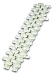 Waterfun Havuz Taşma Izgarası 30 cm 10 Metre Çift Geçme Grift Desen WF